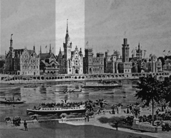 Das "Deutsche Haus" an der Seine, 1900
