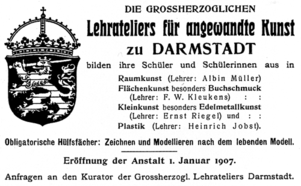 Lehrateliers für angewandte Kunst