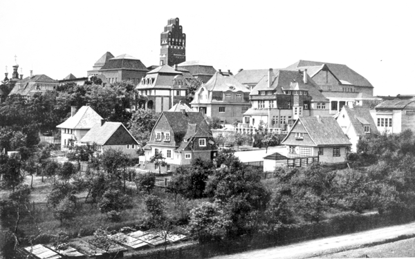 Arbeiterhäuser auf der Mathildenhöhe, 1908