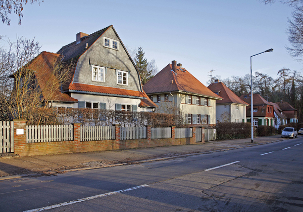 Arbeiterhäuser, transloziert an die Erbacher Straße